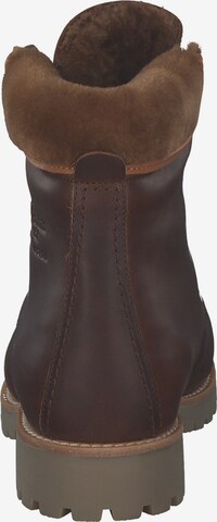 PANAMA JACK Lace-Up Ankle Boots in Brown