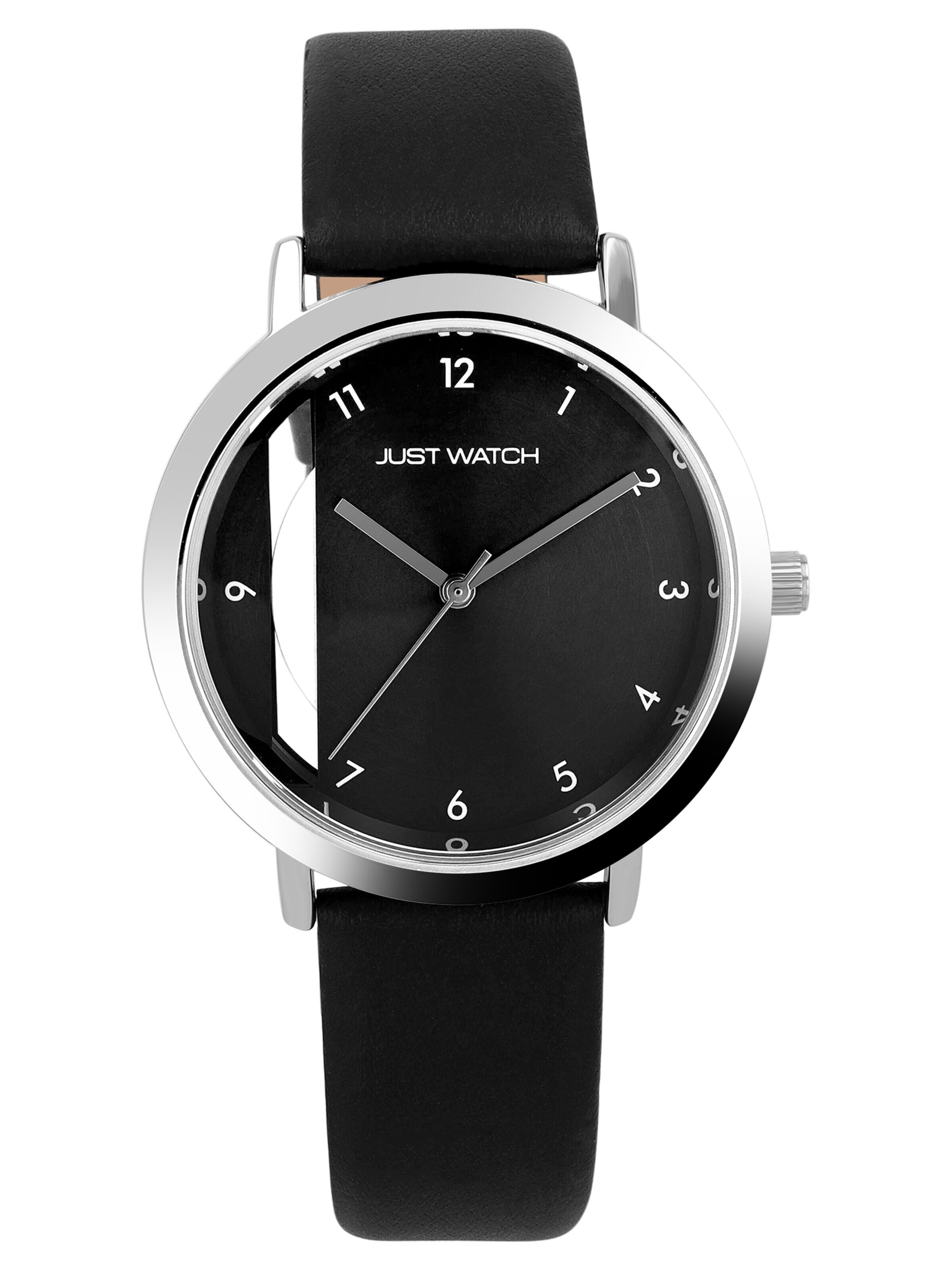 Just Watch Analog Watch 'Mila, Datumsanzeige' in Black