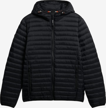 Superdry Tussenjas 'Fuji' in Zwart: voorkant