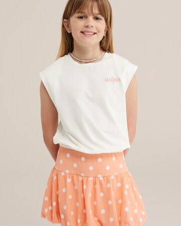 Haut WE Fashion en blanc : devant