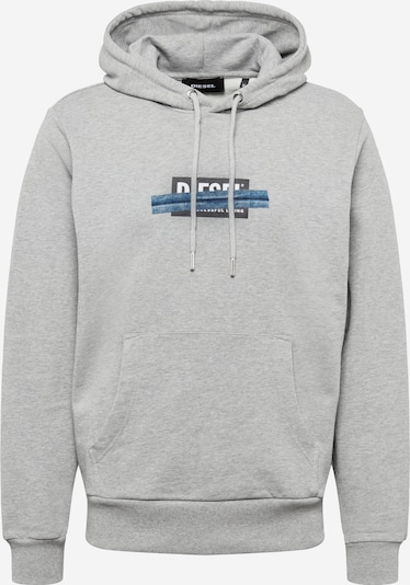 DIESEL Sweatshirt in blau / grau / weiß, Produktansicht