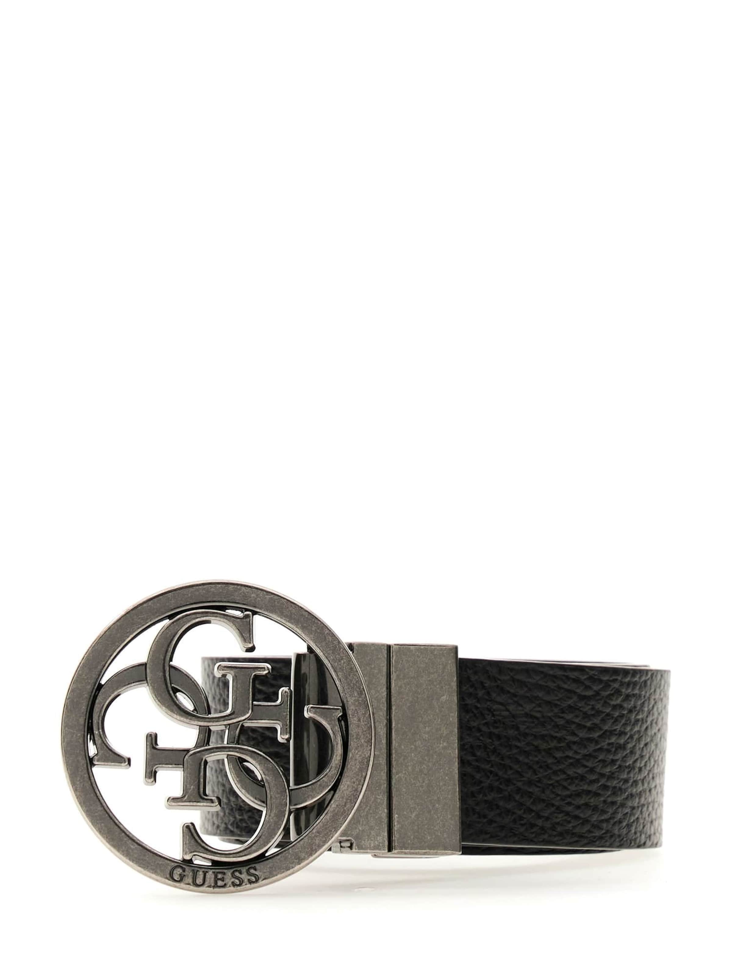 GUESS Belt 'Milano' in Black: front