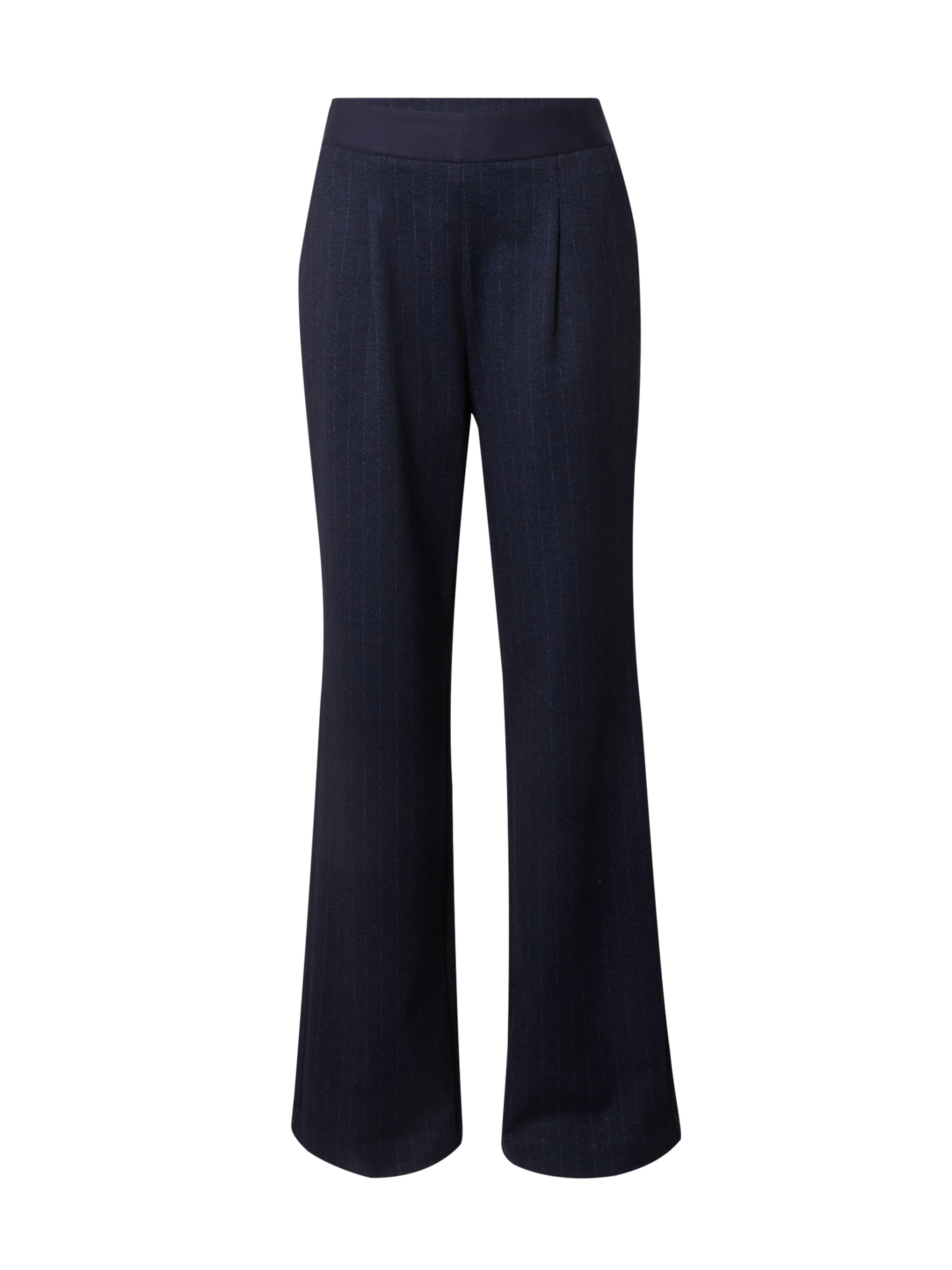 s.Oliver Loose fit Pleat-Front Pants in Blue: front