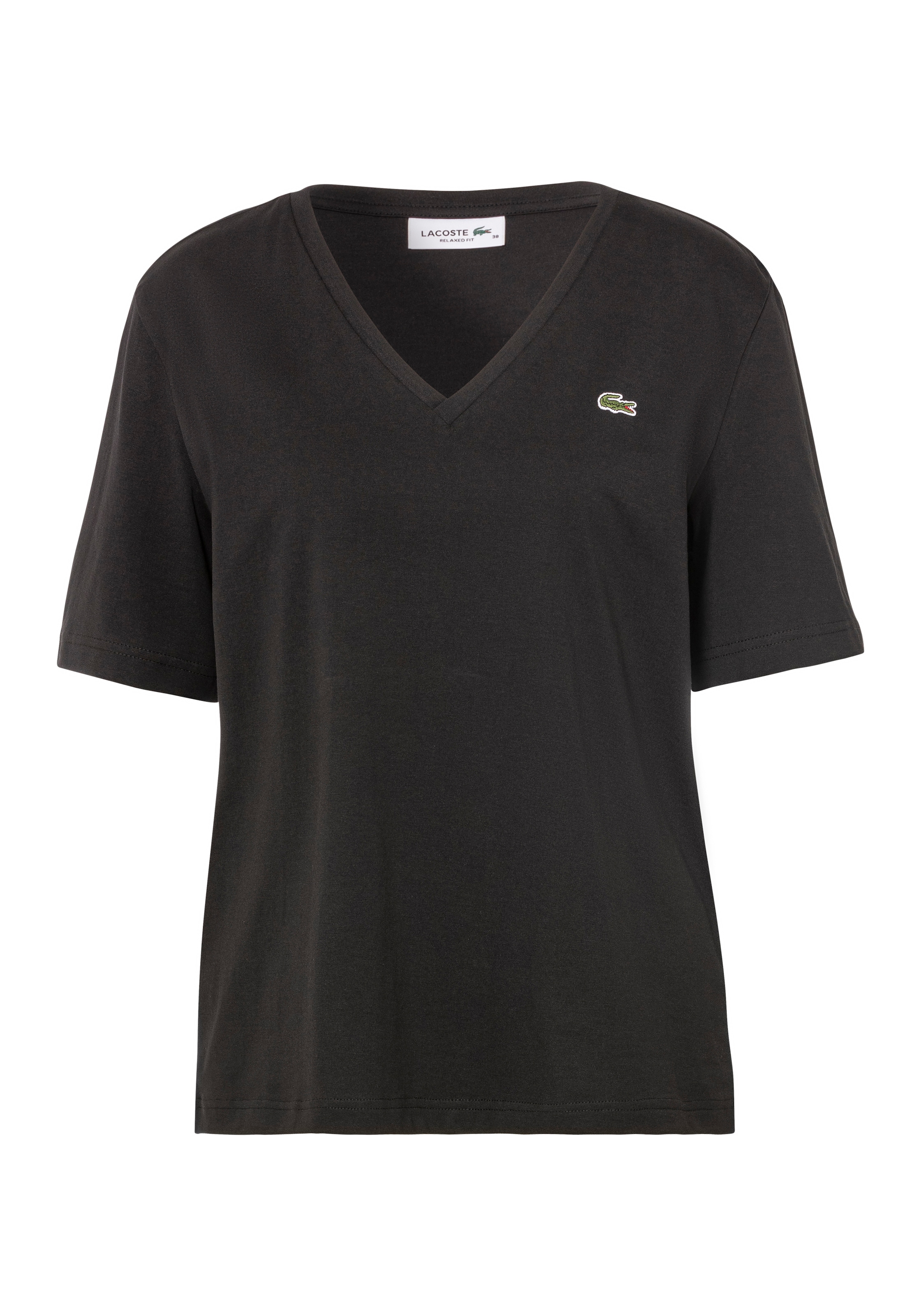 LACOSTE T-Shirt in Schwarz: Vorderseite