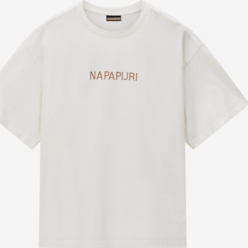 T-shirt 'S-HYTTE' NAPAPIJRI en blanc : devant