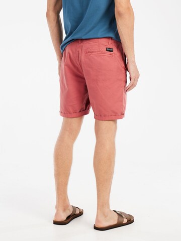 PROTEST Regular Trousers 'PRTComie' in Red