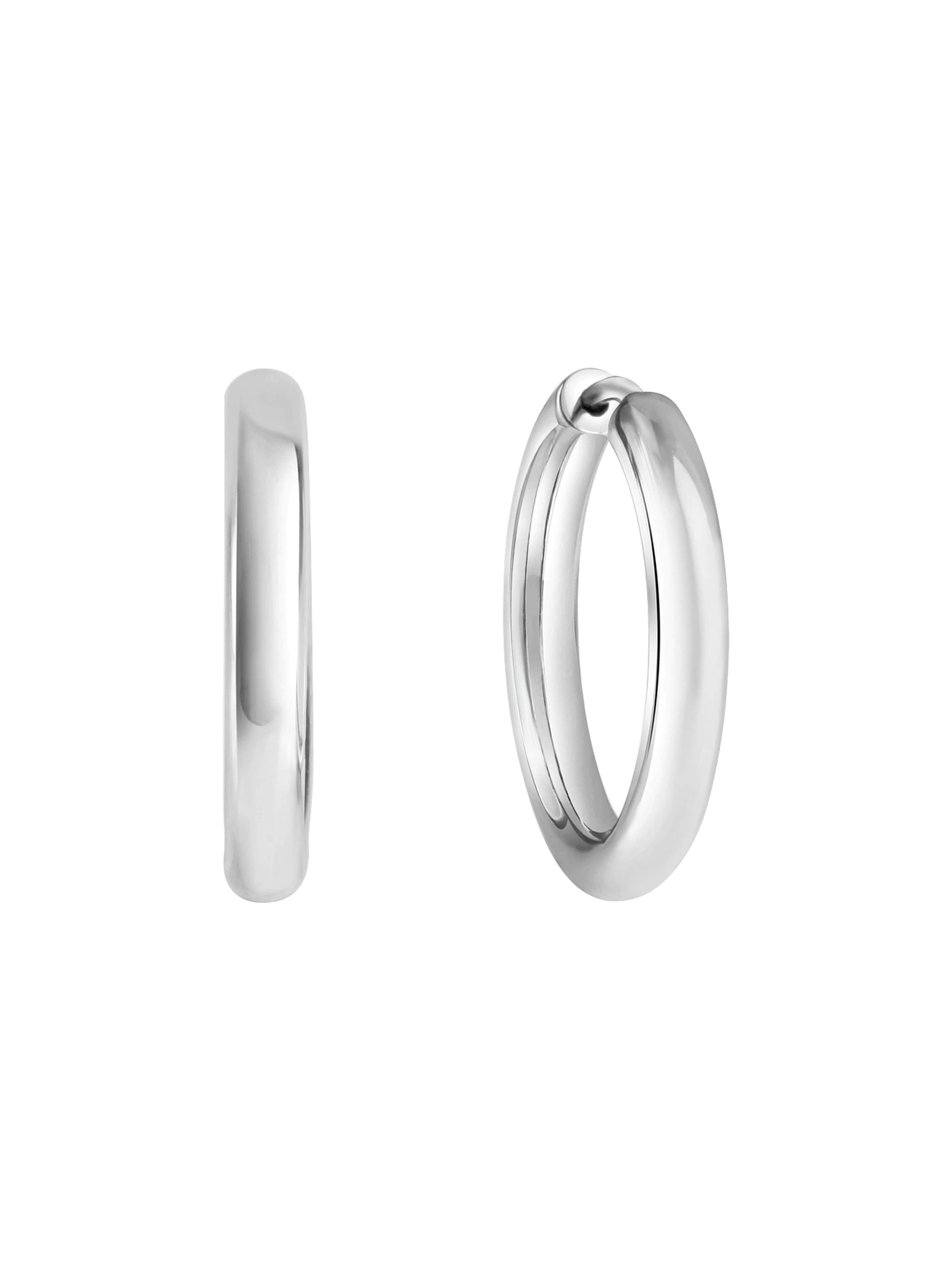 caï Ohrringe in Silber: Vorderseite