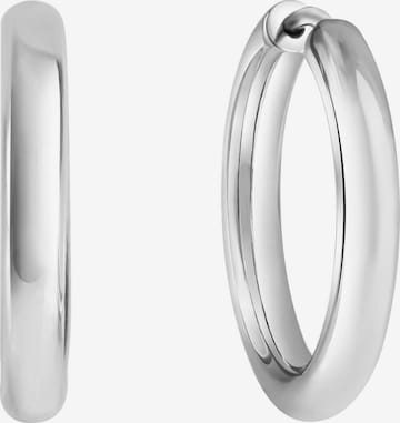 Boucles d'oreilles caï en argent : devant