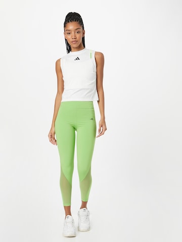 ADIDAS PERFORMANCE Skinny Sportovní kalhoty 'Tailored Hiit' – zelená