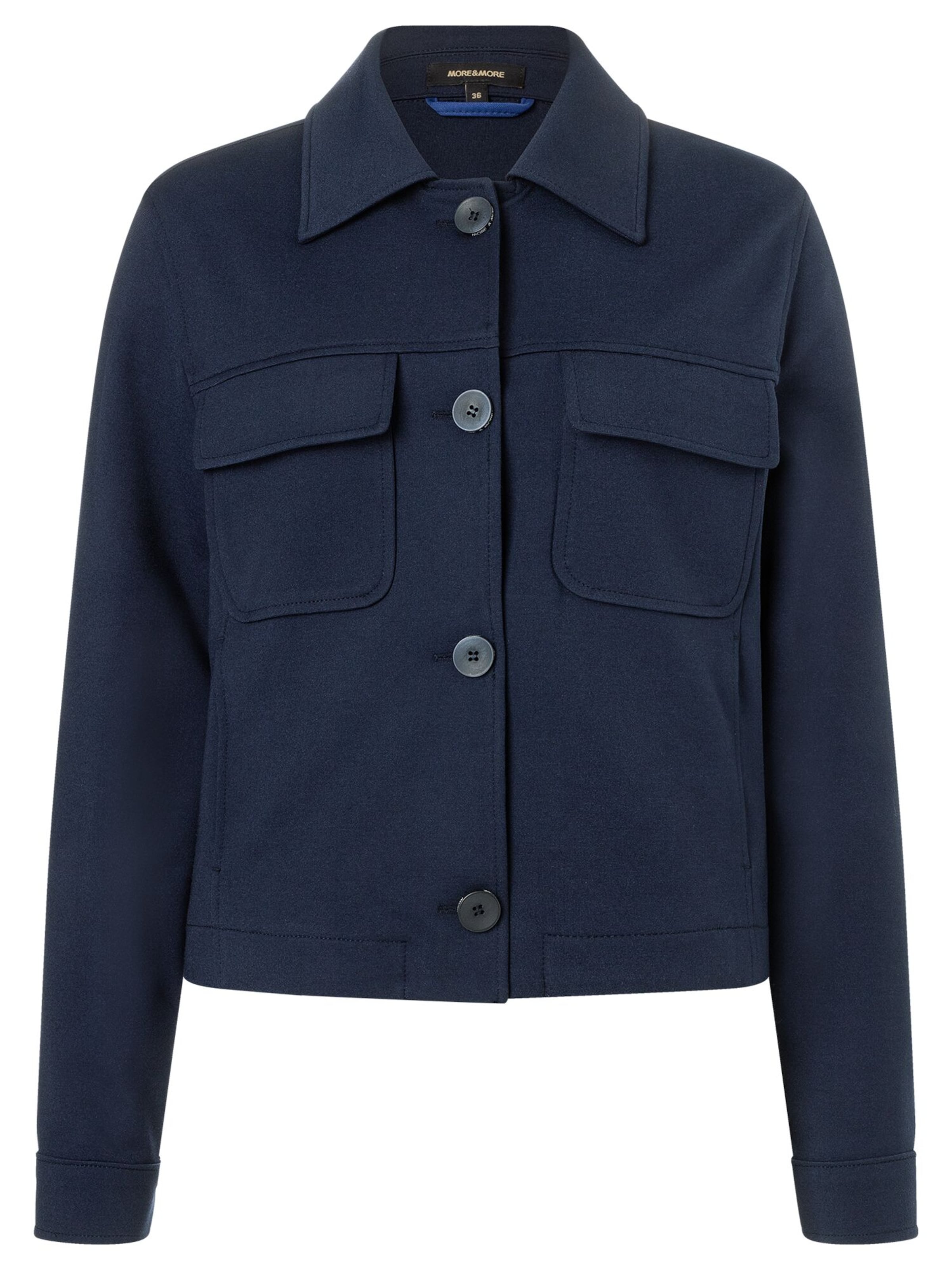 MORE & MORE Tussenjas in Blauw: voorkant