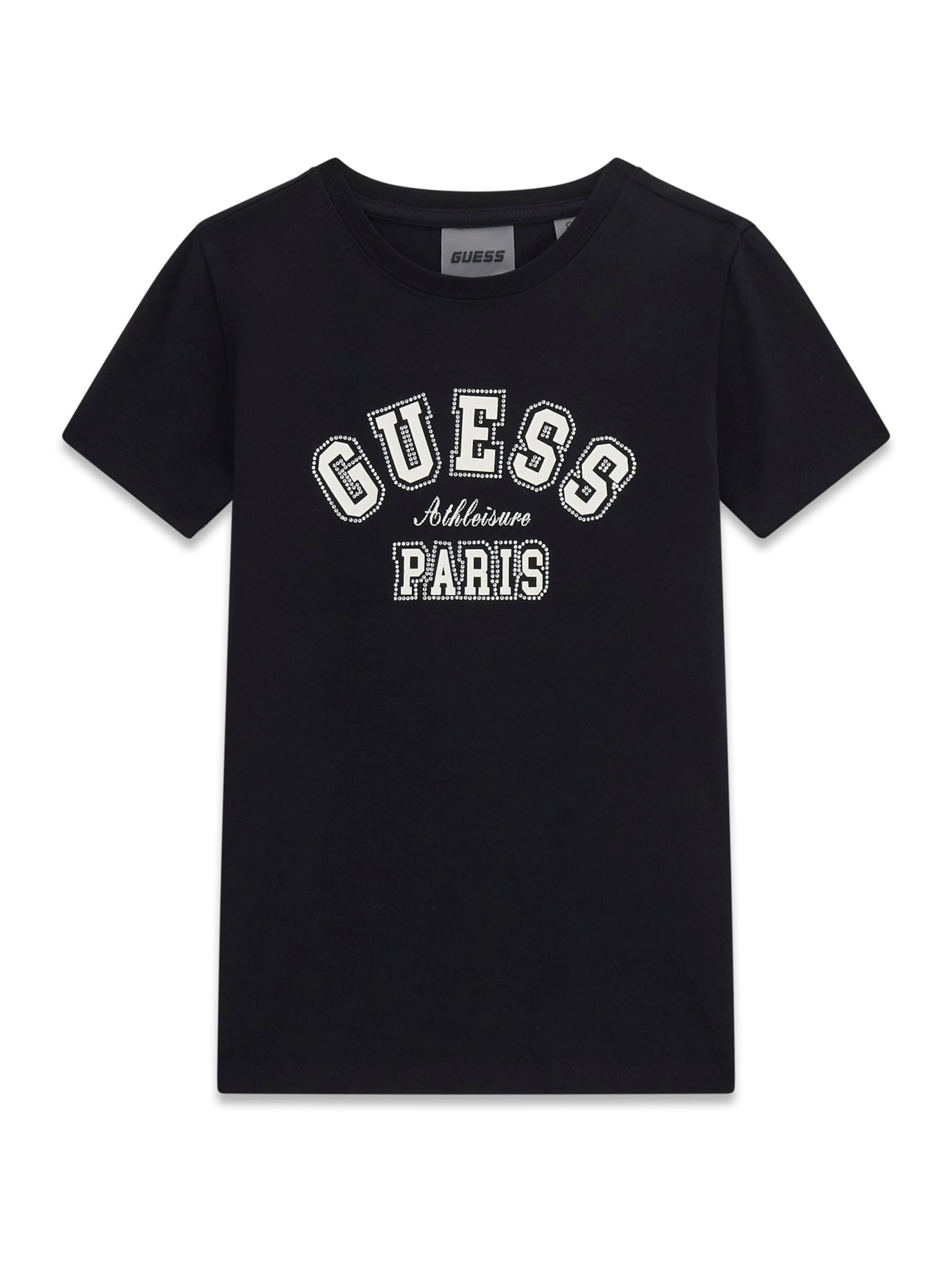 GUESS - Camiseta 'Minime' en negro: frente