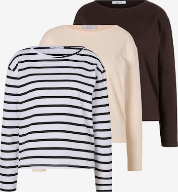 ABOUT YOU Shirt 'Mathilde' in Beige: Vorderseite