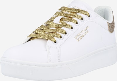 Sneaker low 'TRIPLE GLIT' Benetton Footwear pe alb, Vizualizare produs