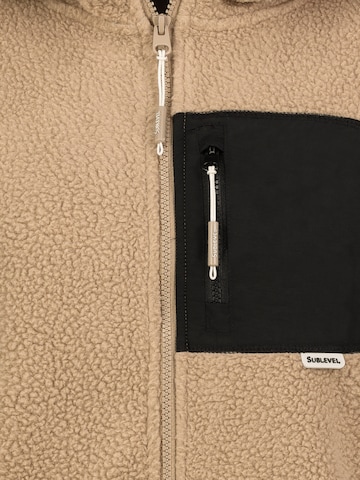 Sublevel Fleece jacket in Beige