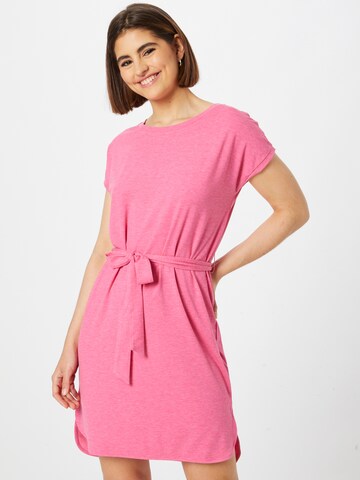 Robe ICHI en rose : devant