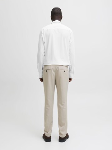 JACK & JONES Comfort fit Button Up Shirt 'Blaactive' in White