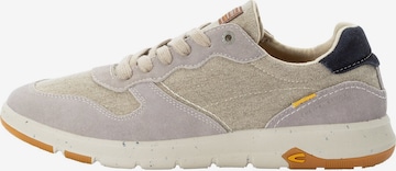 CAMEL ACTIVE Canvas Sneaker mit Lederbesatz in Beige