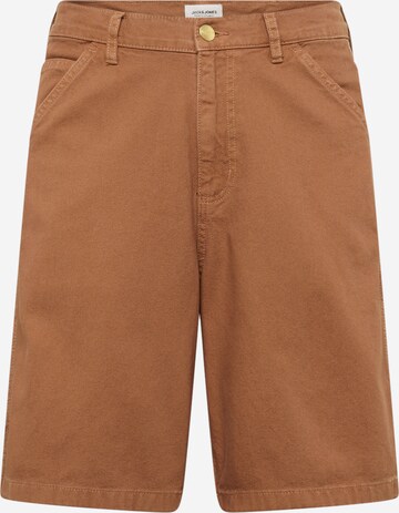 JACK & JONES Regular Pants 'KARL' in Brown: front