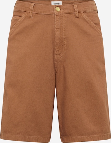 JACK & JONES Regular Pants 'KARL' in Brown: front