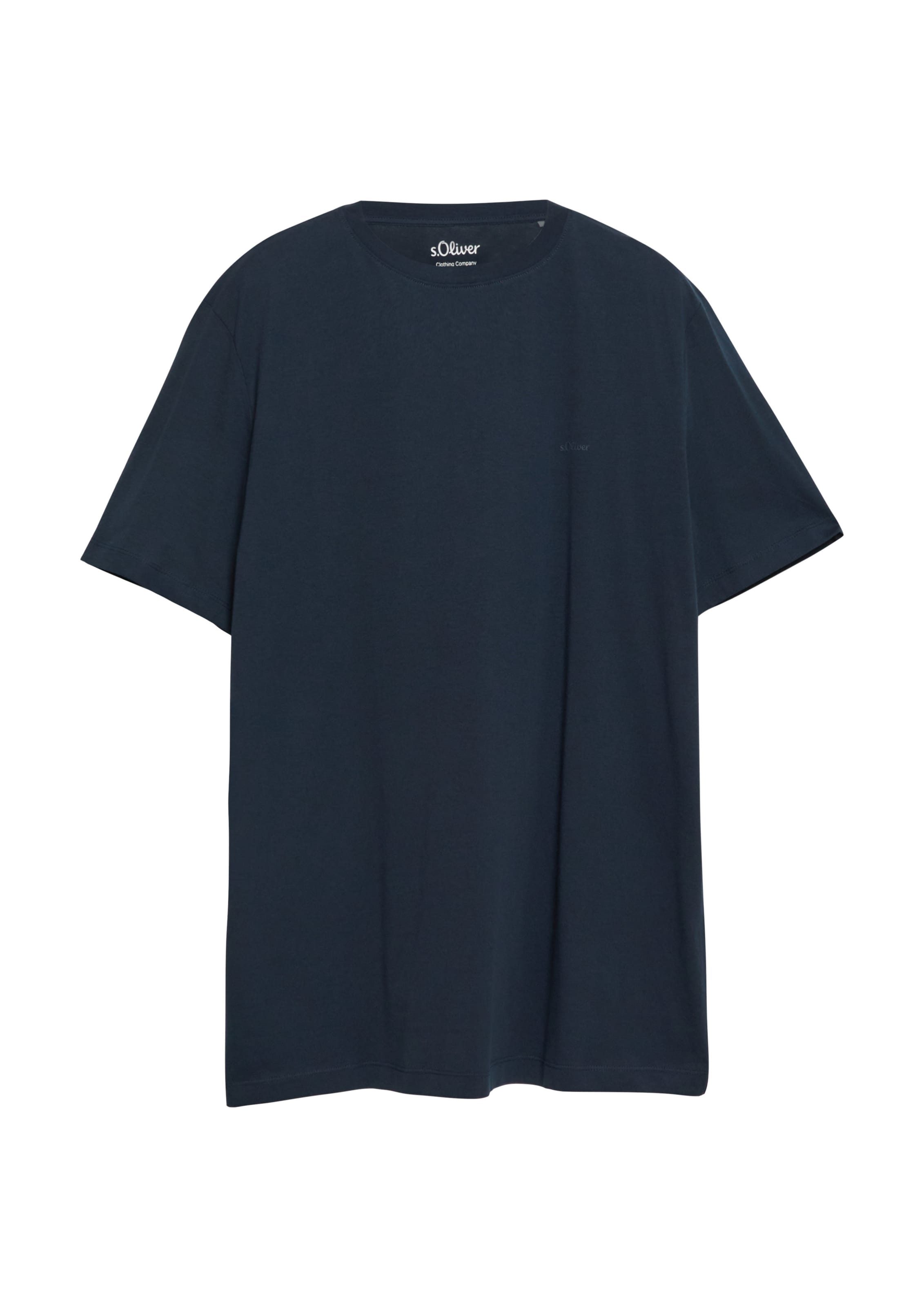 T-Shirt s.Oliver Red Label Big & Tall en bleu : devant
