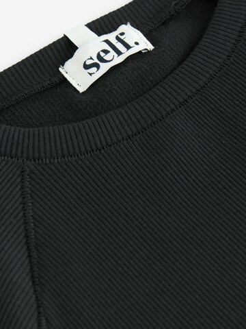 T-shirt self. en noir