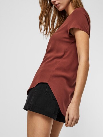 T-shirt 'Becca' VERO MODA en marron