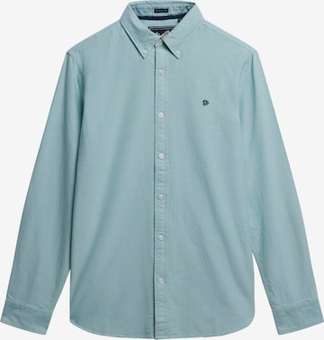 Chemise 'Oxford' Superdry en bleu : devant