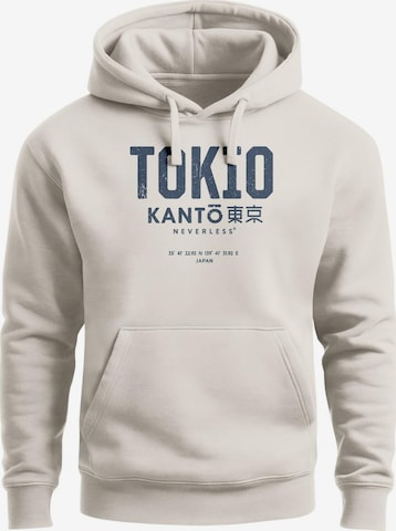 Neverless Sweatshirt 'Tokio' in Beige: Vorderseite