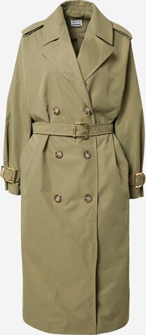 Hoermanseder x About You Between-seasons coat 'Fee' in Green: front