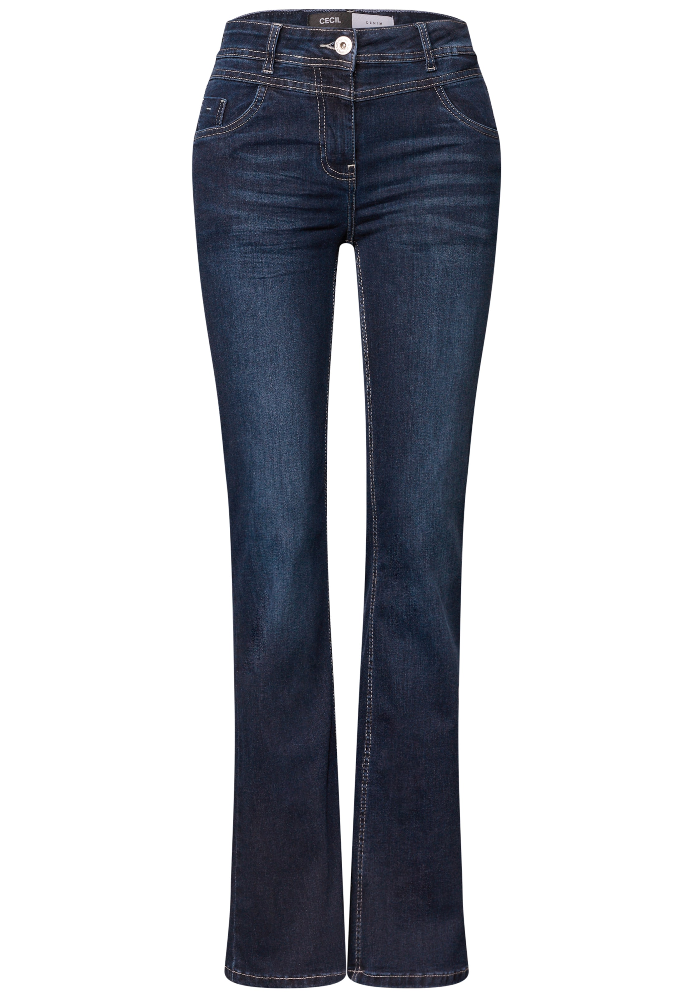 CECIL Boot cut Jeans 'Toronto' in Blue: front