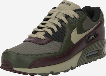 Baskets basses 'AIR MAX 90' Nike Sportswear en vert : devant