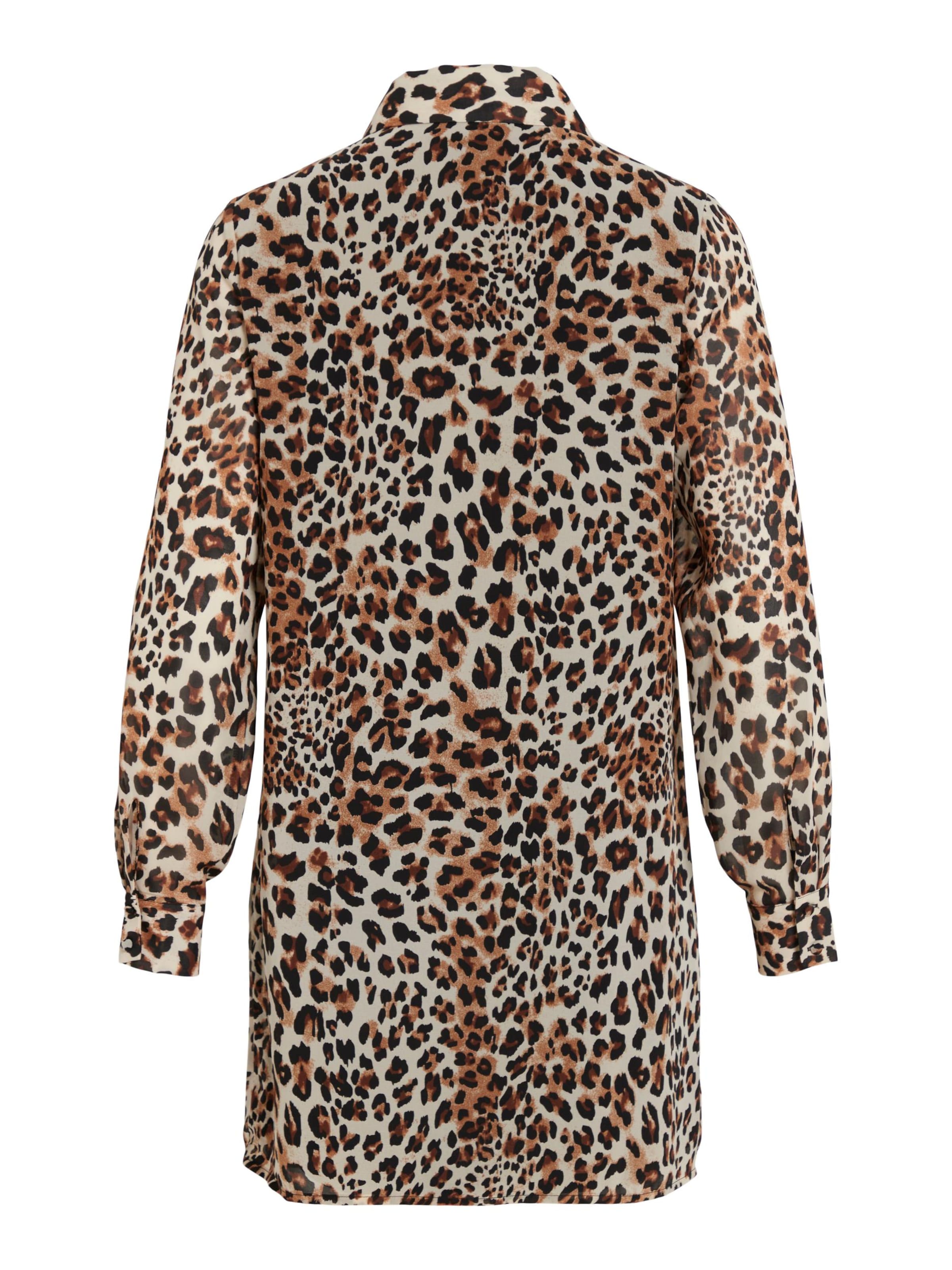 VILA Sukienka koszulowa 'Josefina' w kolorze brązowy