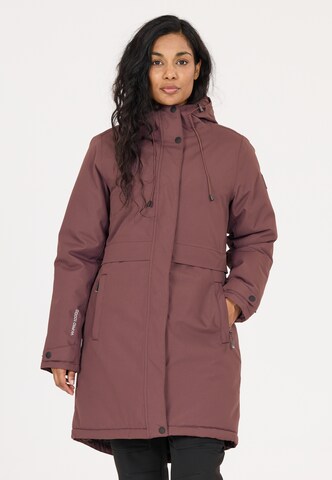 Whistler Outdoor jacket 'Mullie V2' in Brown: front