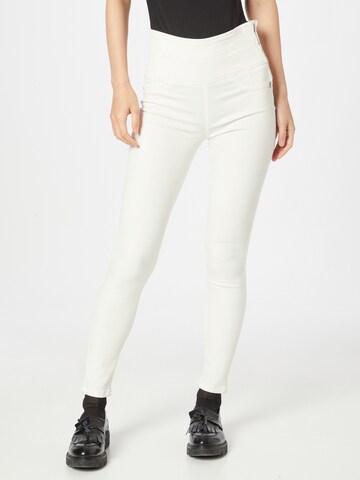 PATRIZIA PEPE Skinny Fit Дънки в бяло: отпред