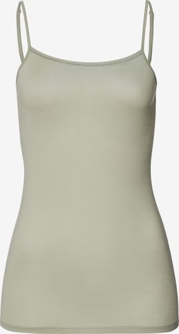 Hanro Spaghettitop ' Ultralight ' in Grün: Vorderseite