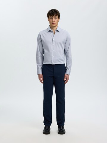 SELECTED Regular fit Button Up Shirt in Blue
