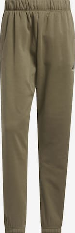 ADIDAS PERFORMANCE - Tapered Pantalón deportivo 'Basketball Fleece (Gender Neutral)' en verde: frente