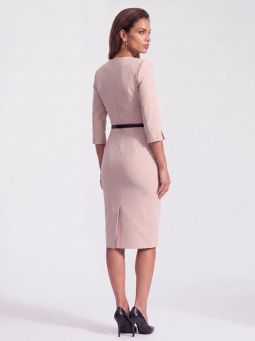 AUDRAY Sheath dress 'THE-AUDRAY' in Beige
