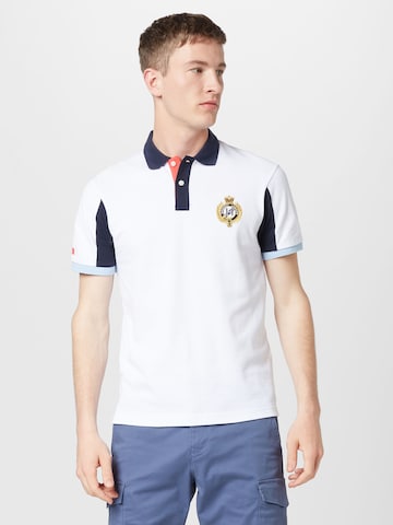 Hackett London Poloshirt in Weiß: predná strana