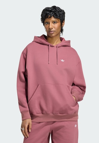 Sweat-shirt 'Essentials' ADIDAS ORIGINALS en rouge : devant