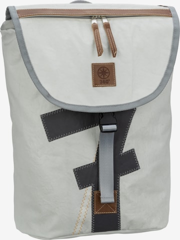 360 Grad Backpack in White: front