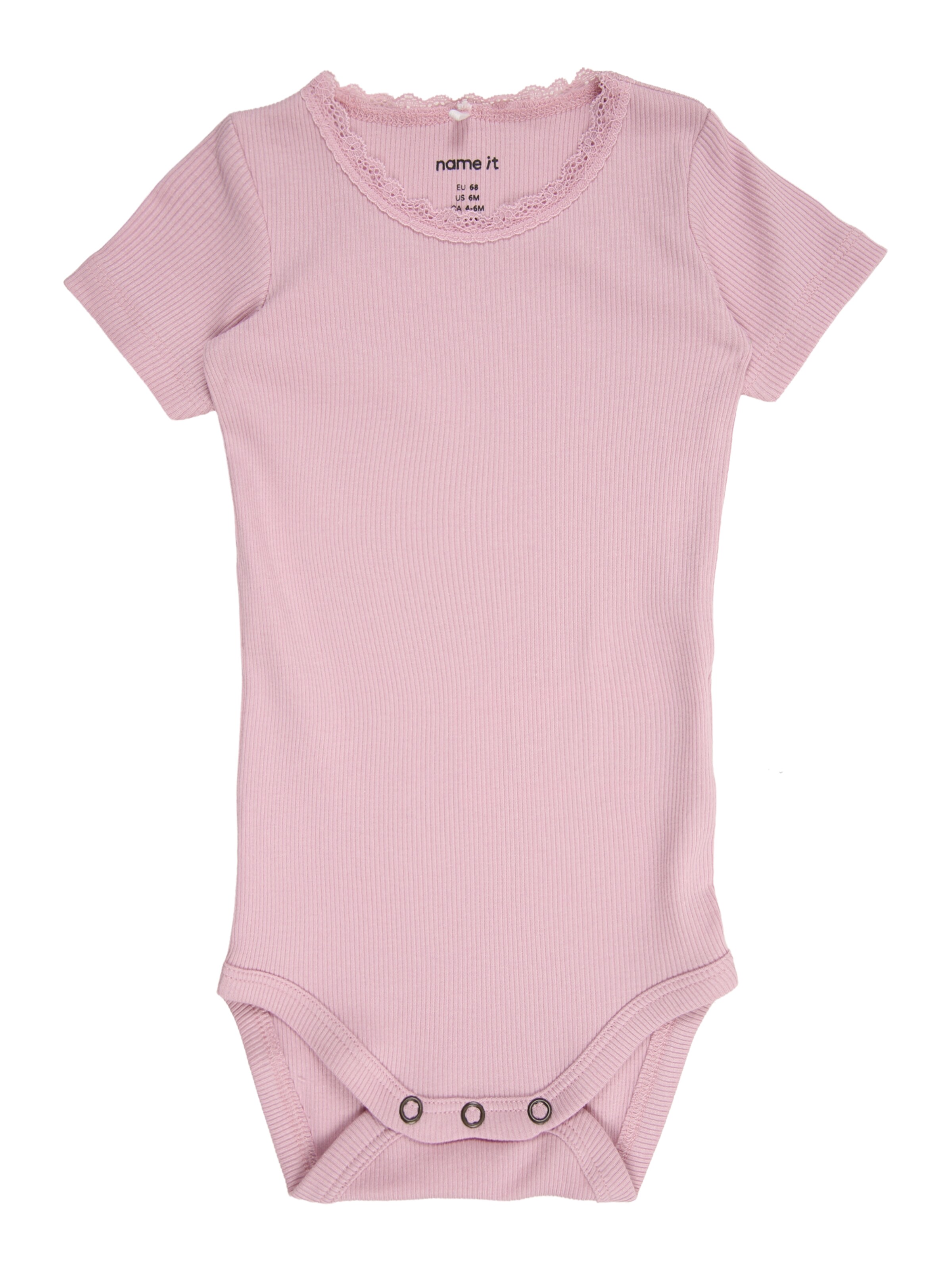 NAME IT - Pijama entero/body 'NBFKab' en lila: frente