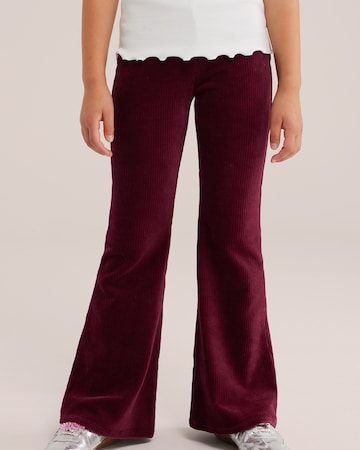 WE Fashion Slimfit Leggings - piros: elől
