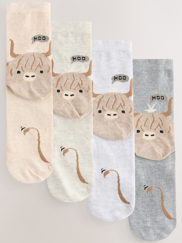 Chaussettes Next en beige : devant