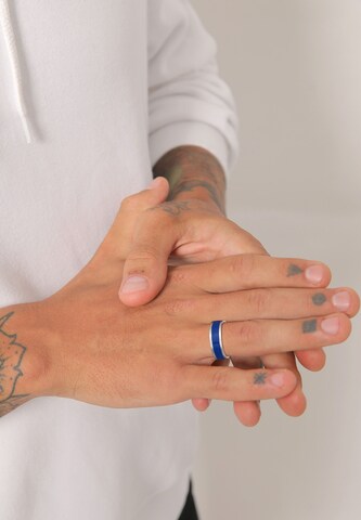 KUZZOI Ring in Blau: Vorderseite