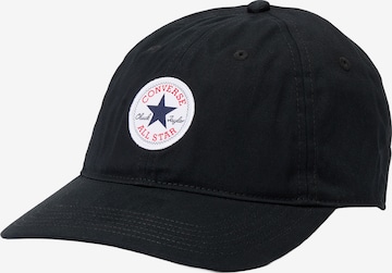 CONVERSE Czapka z daszkiem w kolorze czarny: przód