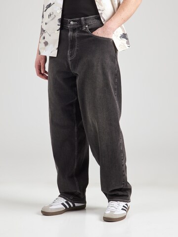 HOLLISTER Baggy Τζιν σε μαύρο: μπροστά