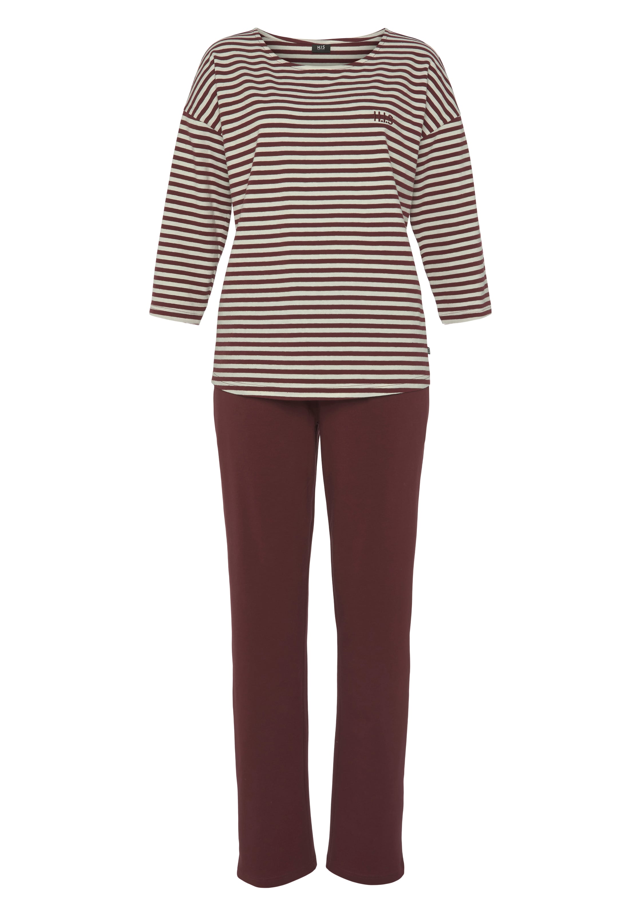 Pyjama H.I.S en rouge : devant