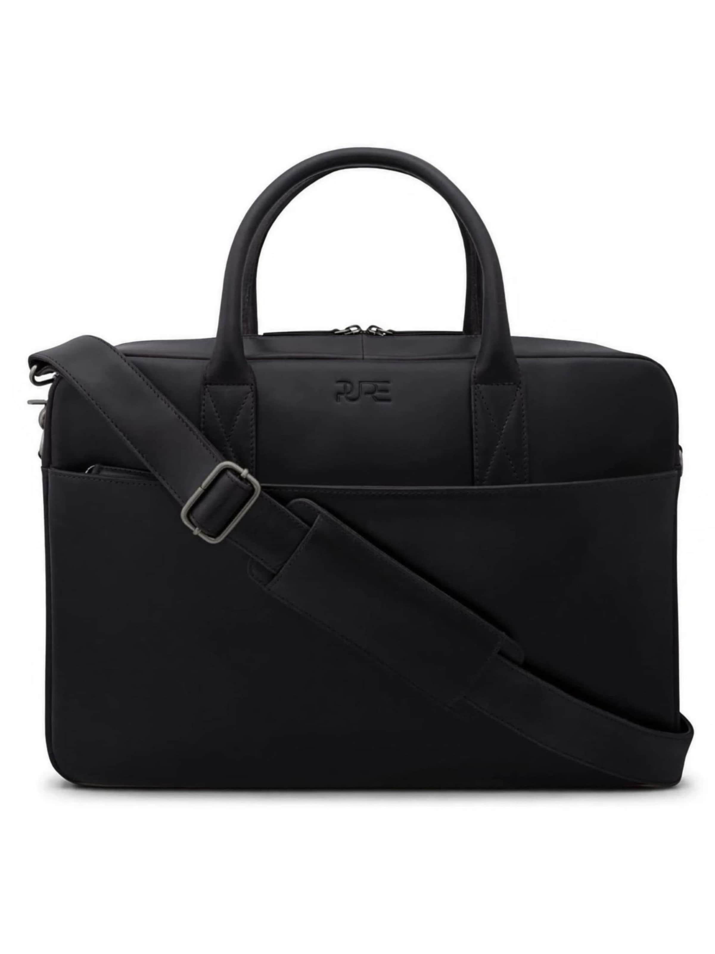 PURE Studios Laptop bag 'NAOS' in Black: front