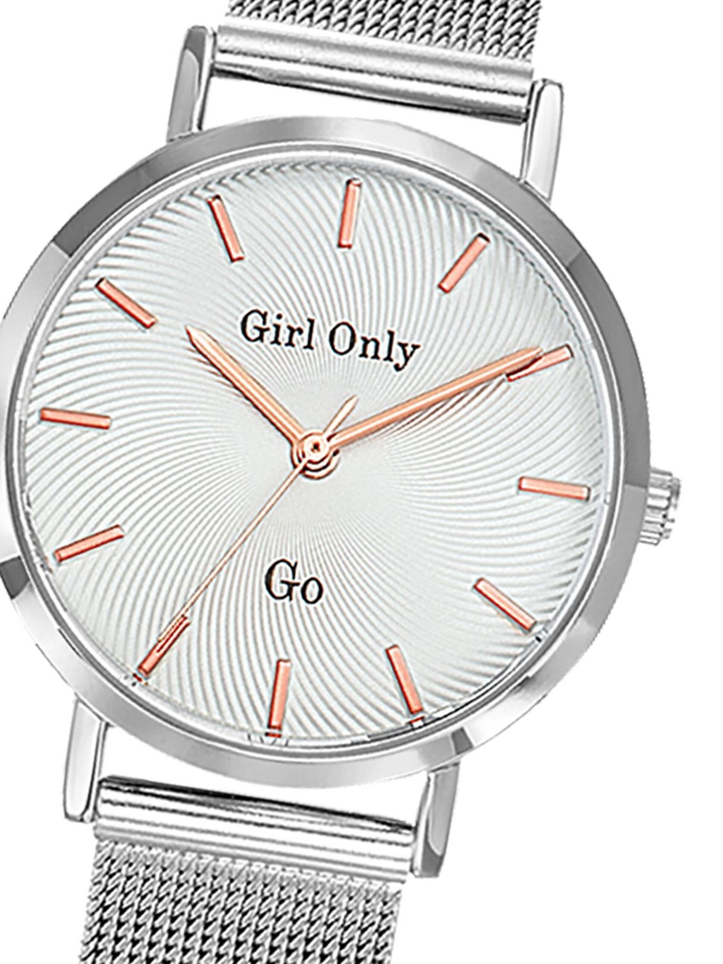 GO GirlOnly - Reloj analógico en plata